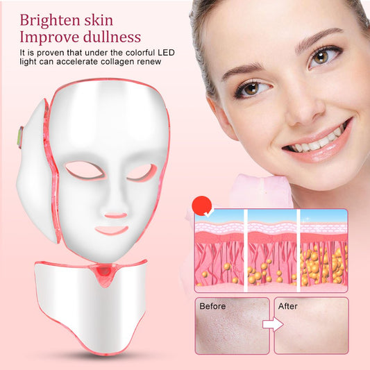 led facial beauty mask